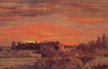 Juan Constable Painting - Rectoría de East Bergholt Romántico John Constable